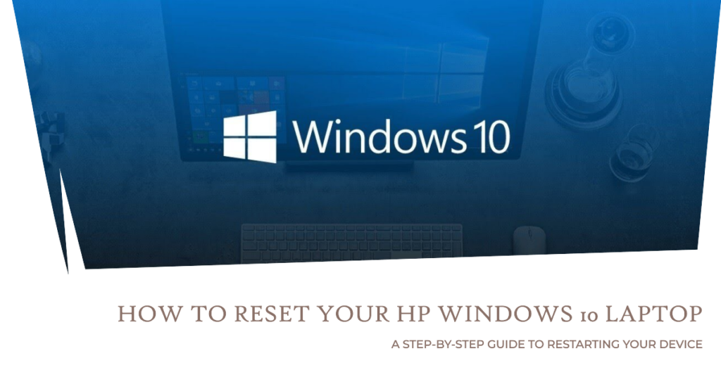how to reset a hp windows 10 laptop